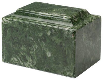 Meadow Green Synthetic Marble Urn