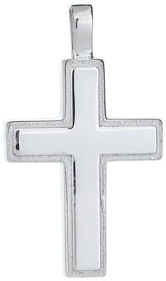 Sterling Silver Men's Cross Pendant