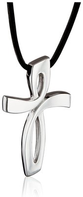 Sterling Silver Nambe' Cross Pendant